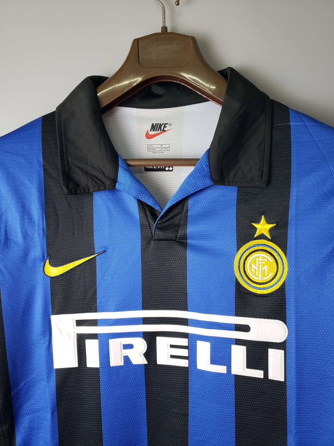 1998/1999 Retro Long Sleeve Internazionale Milan Home Football Jersey