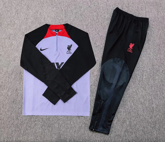 2022/2023 Liverpool Half-Pull Training Suit Purple Football track suit