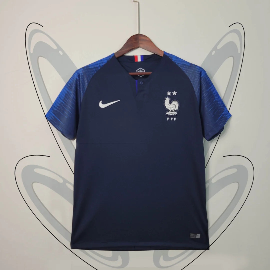 2018 Retro France Home Football Shirt