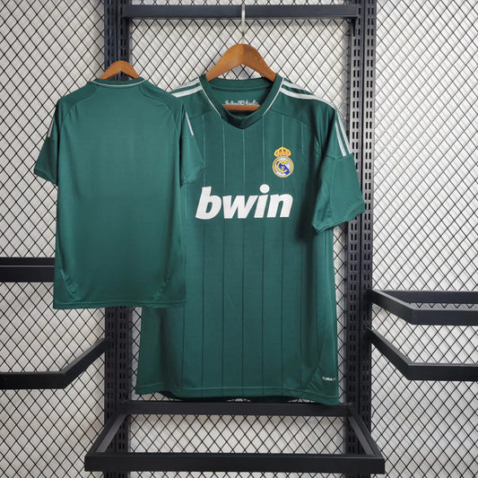 2012-2013 Retro Version Real Madrid 2nd Away Green soccer jersey