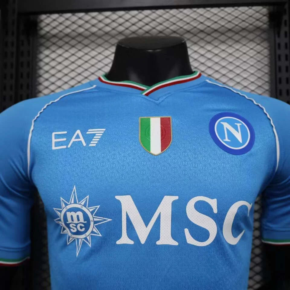 2023/2024 Napoli Player Version Home Soccer Jersey