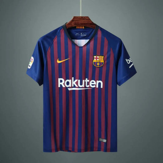 2018/2019 Retro Barcelona Home Football Shirt