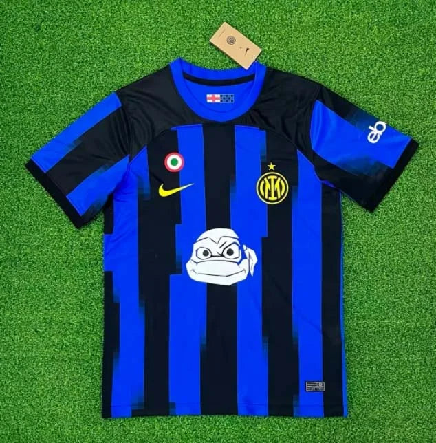 2023/2024 Inter Milan Home Ninja Turtle Edition Football Jersey