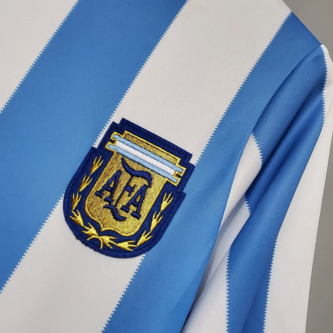 1986 Retro Argentina National Team Home Jersey