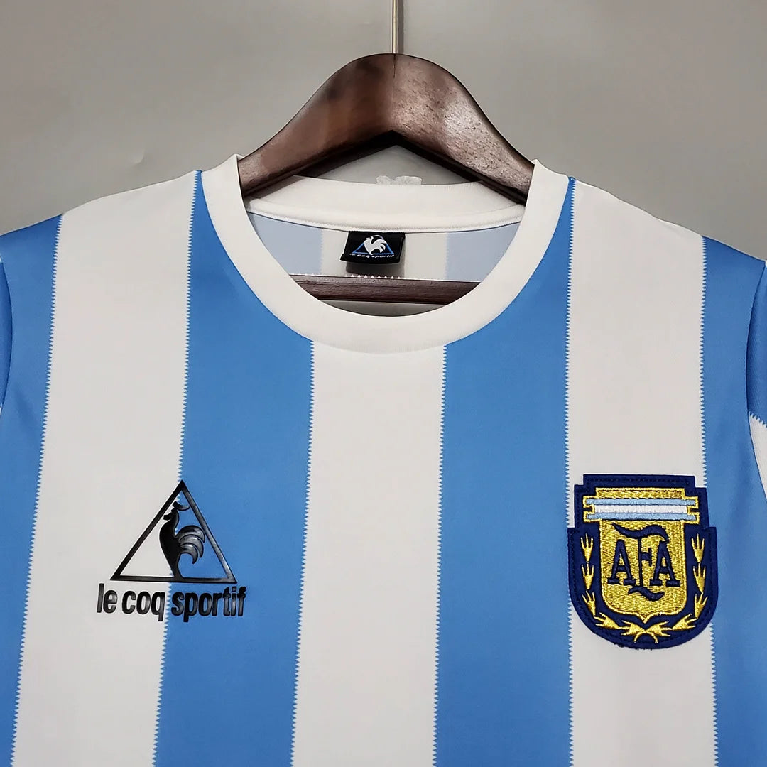 1986 Retro Argentina National Team Home Jersey