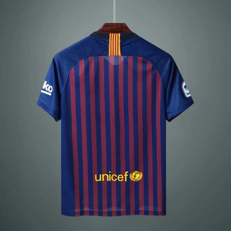 2018/2019 Retro Barcelona Home Football Shirt