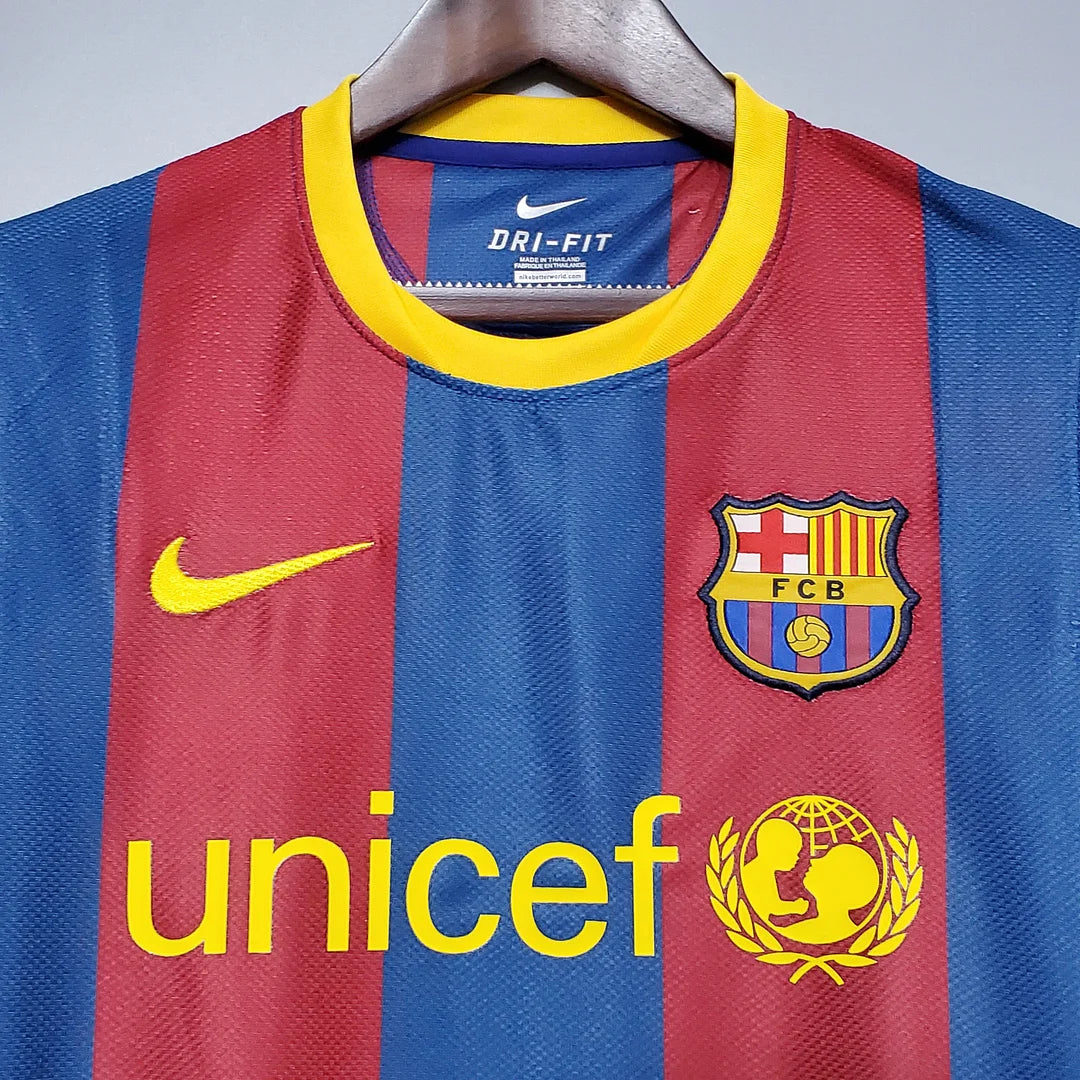 2010/2011 Retro Barcelona Home Football Shirt