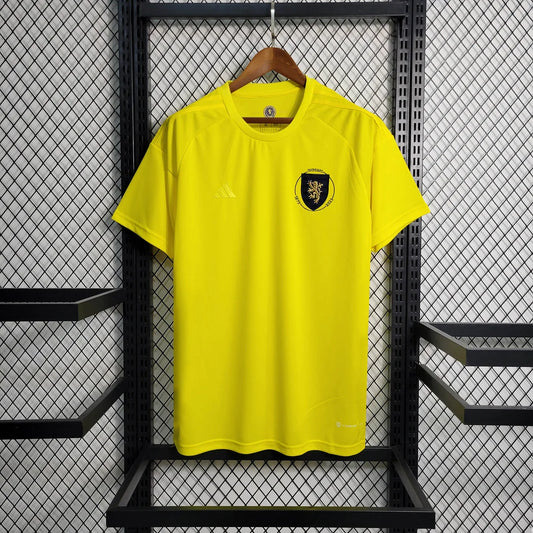 2023 Scotland Goalkeeper Yellow Football Shirt