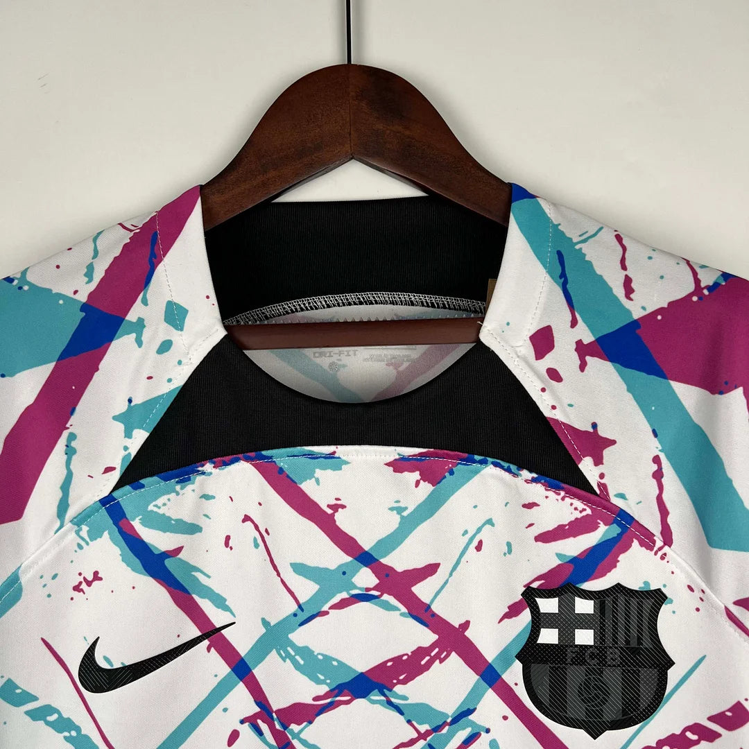 2023/2024 Barcelona Training Wear Football Shirt