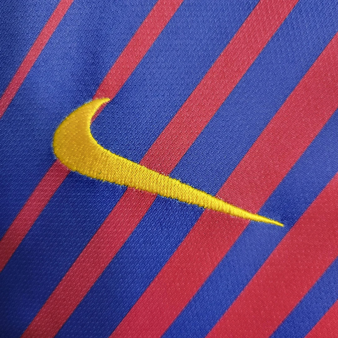 2017/2018 Retro Barcelona Home Football Shirt