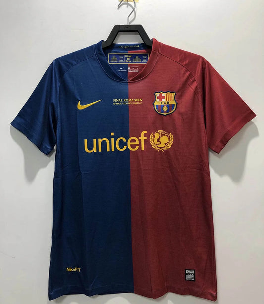 2008/2009 Retro Barcelona Football Shirt Home Champions League