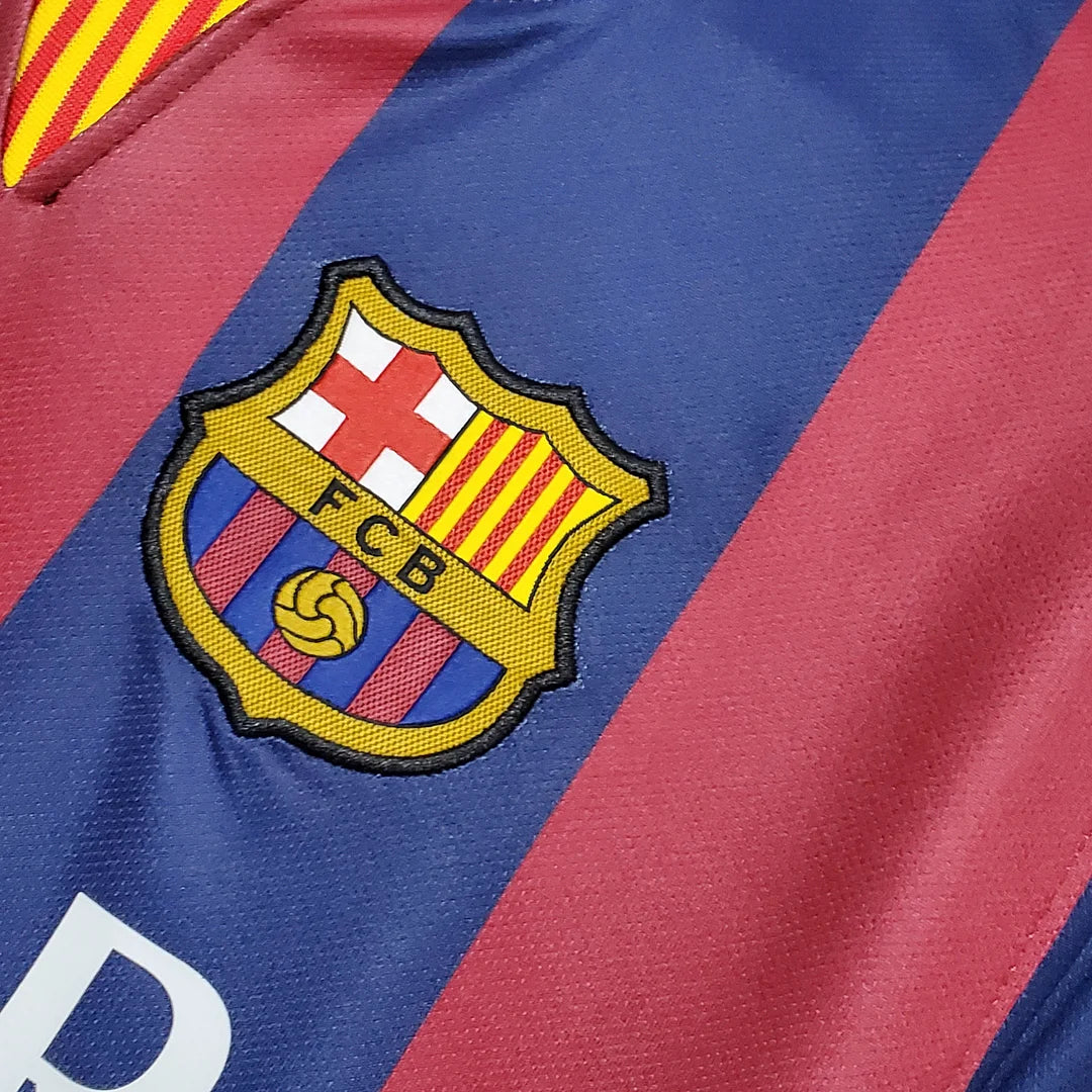 2014/2015 Retro Barcelona Football Shirt Home