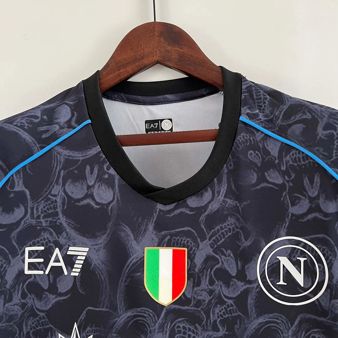 2023/2024 Napoli Halloween Special Edition Black Soccer Jersey