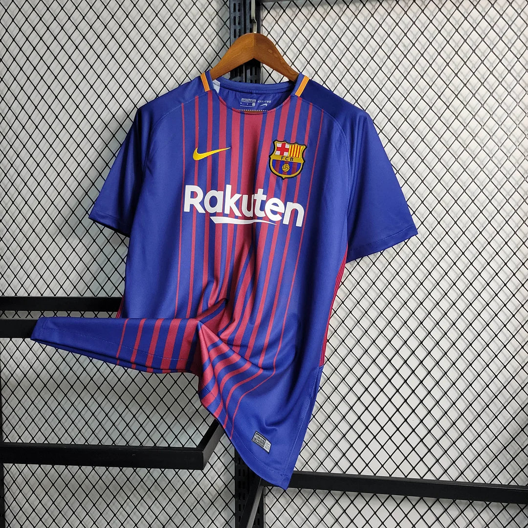 2017/2018 Retro Barcelona Home Football Shirt