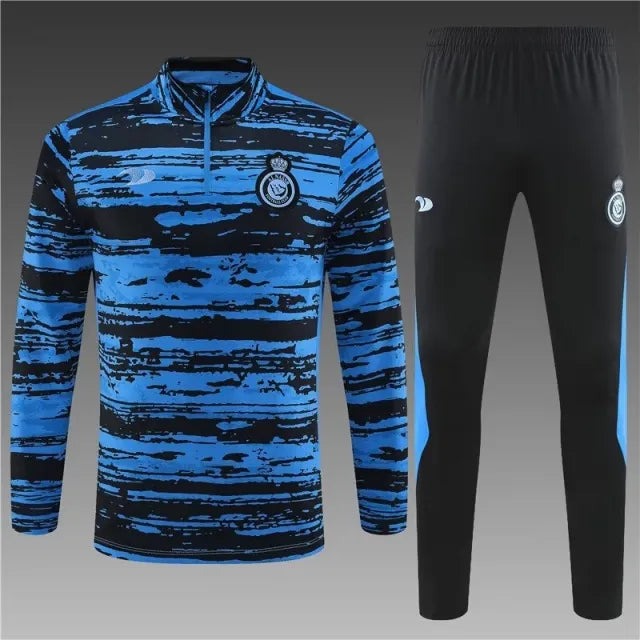 2022/23 Al Nassr Blue and Black Tracksuit