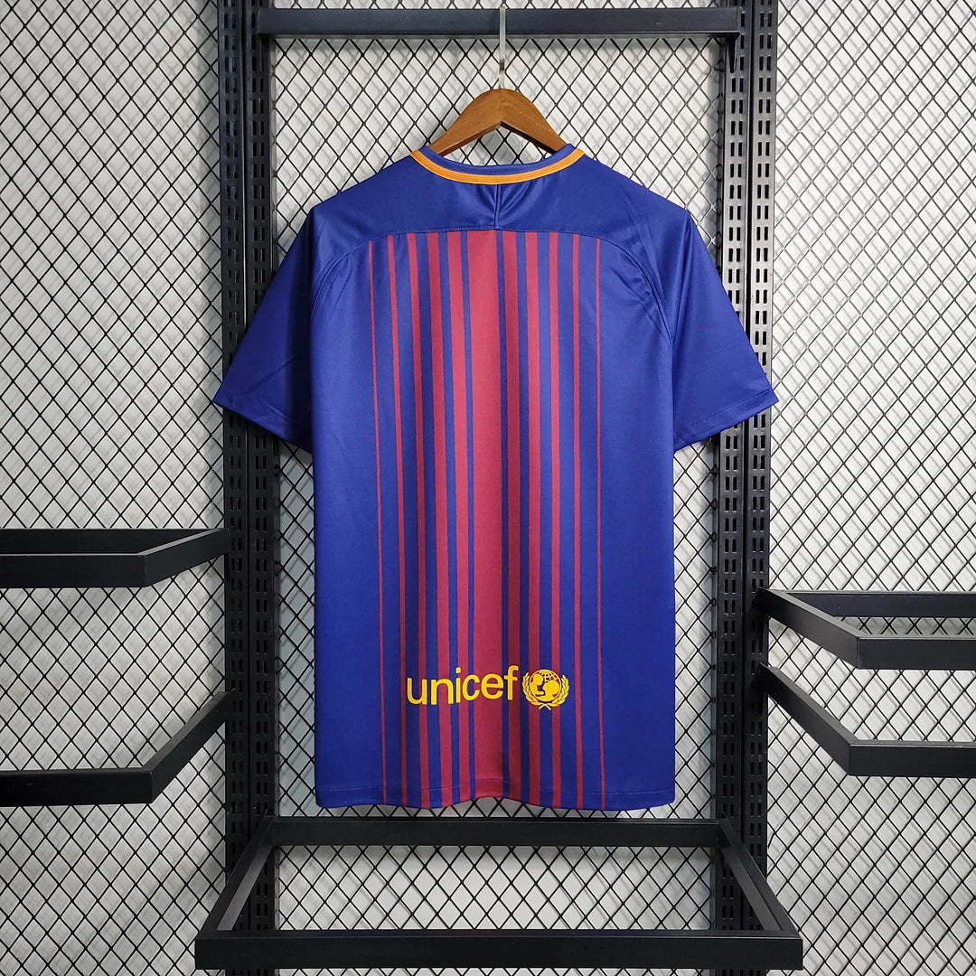 2017/2018 Retro Barcelona Home Football Shirt